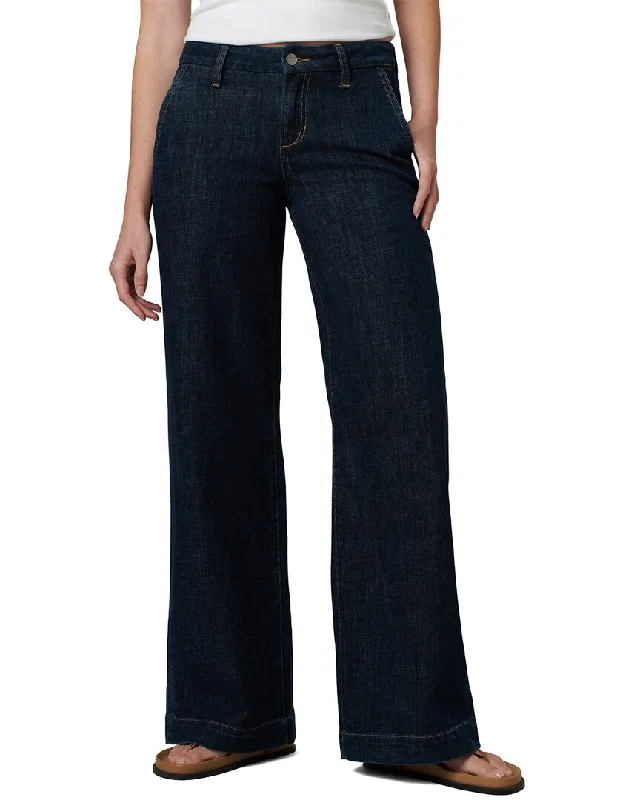 Women’s elastic waist pants for easy wear -JOE'S Jeans The Lou Lou Out Of Control Low-Rise Trouser Jean