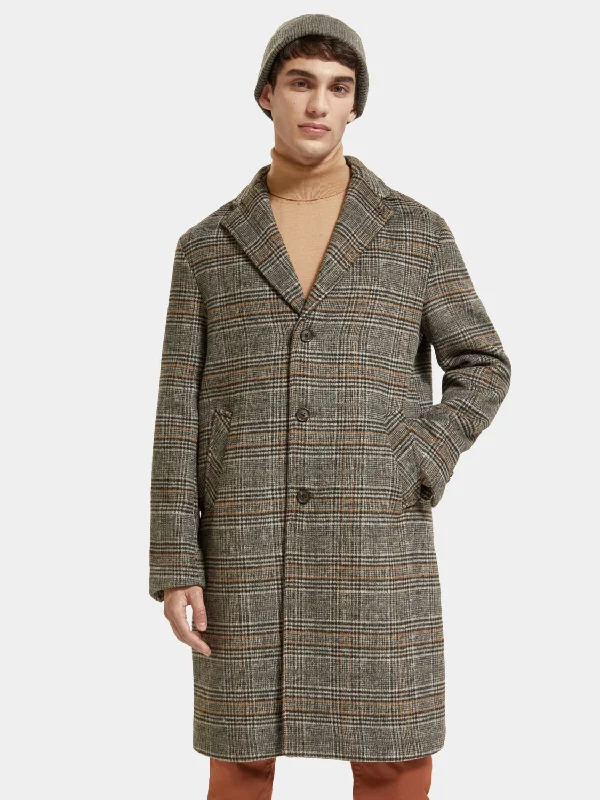 Women’s tailored wool coats for professional look -Wool blend overcoat