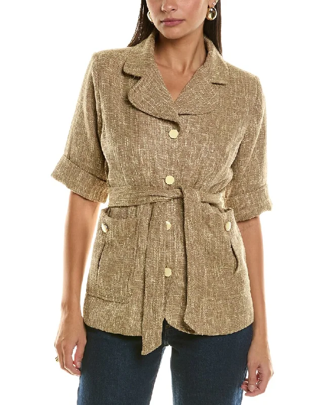 Women’s cable knit coats for cozy winter look -Bishop + Young Parisian Blazer