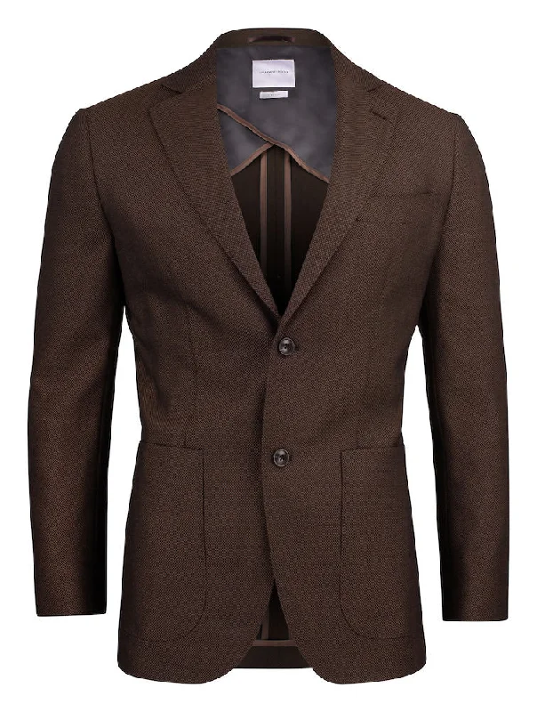 Women’s cashmere coats for luxury and warmth -Club Blazer 30 Brown