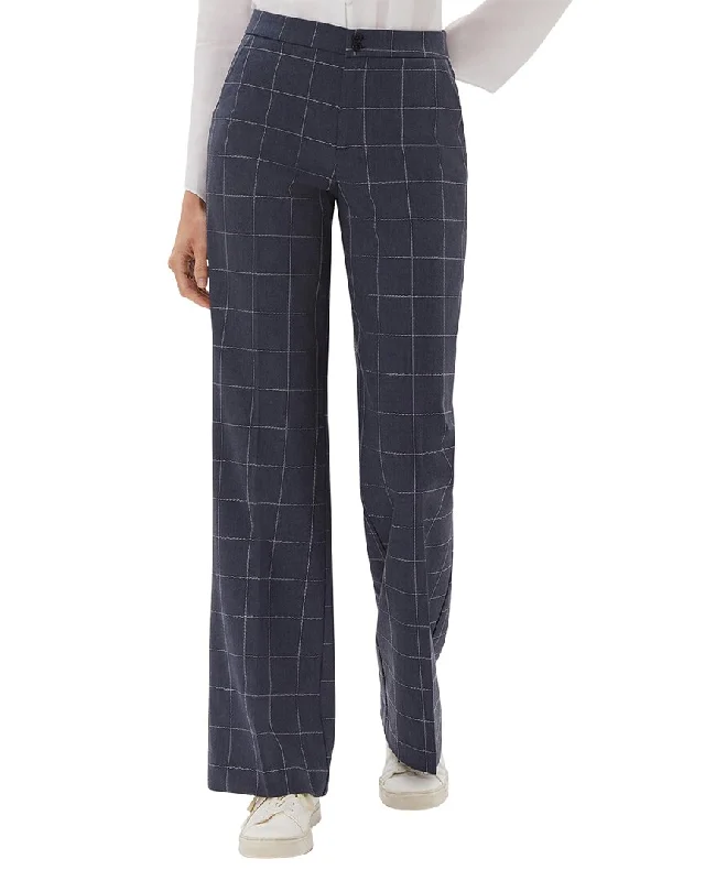 Women’s plaid leggings for fashion-forward style -ecru Clean Trouser