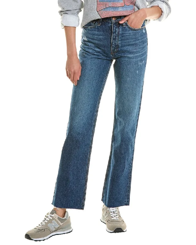 Women’s knee-length pants for summer comfort -rag & bone Alex High-Rise Straight Leg Jean