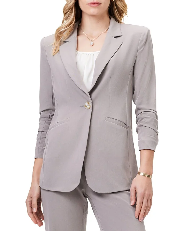 Women’s jackets and coats for layering -NIC+ZOE Scrunch Sleeve Avenue Jacket