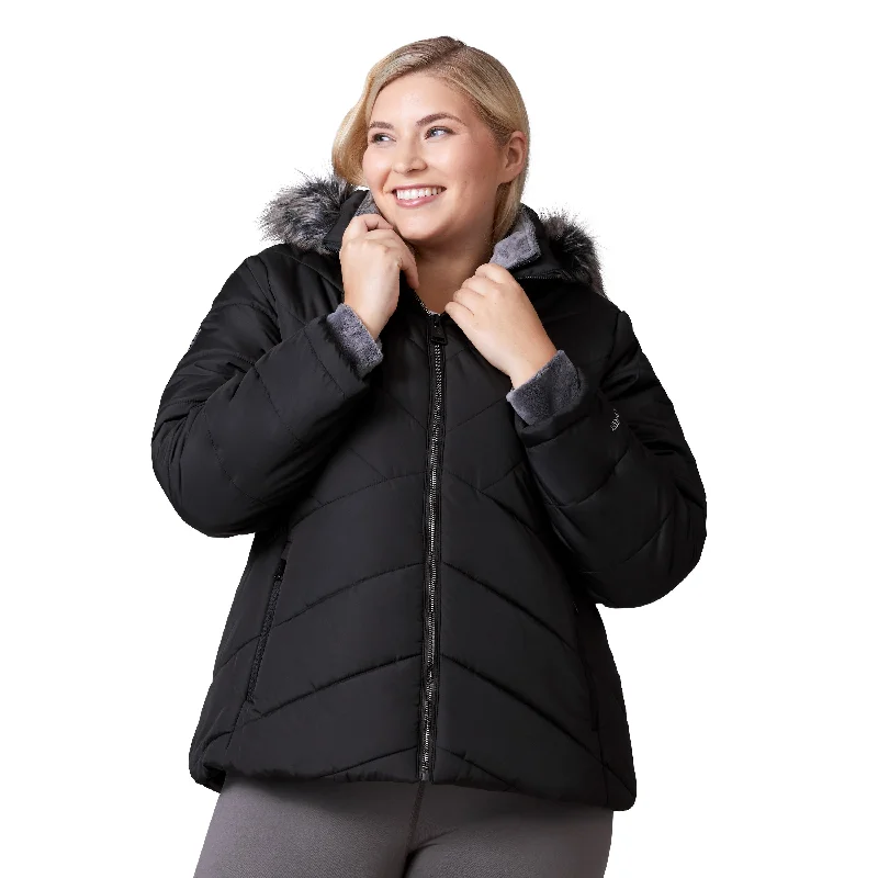 Casual women’s coats for everyday wear -Free Country Women's Plus Size Brisk II Parka Jacket