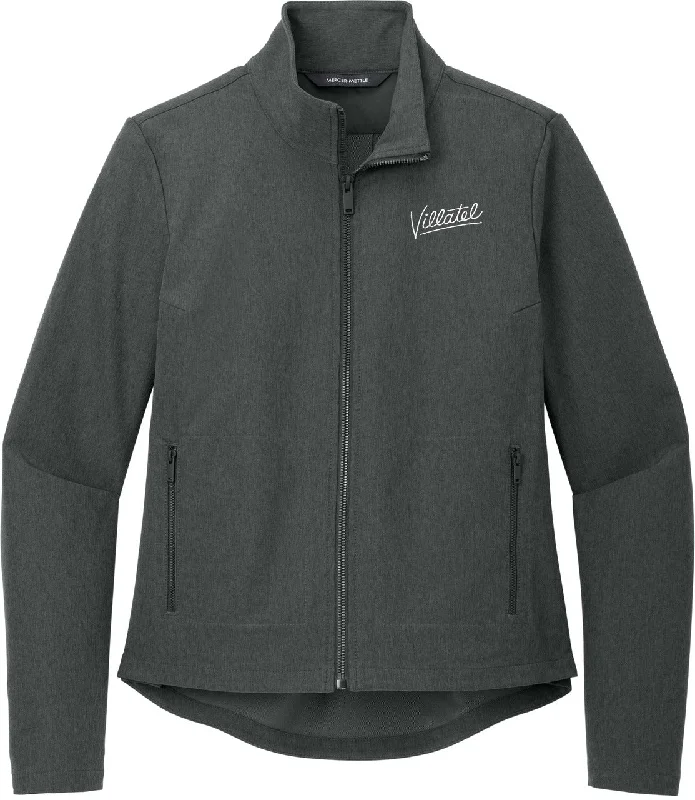 Women’s cashmere coats for luxury and warmth -Mercer+Mettle Ladies Stretch Soft Shell Jacket