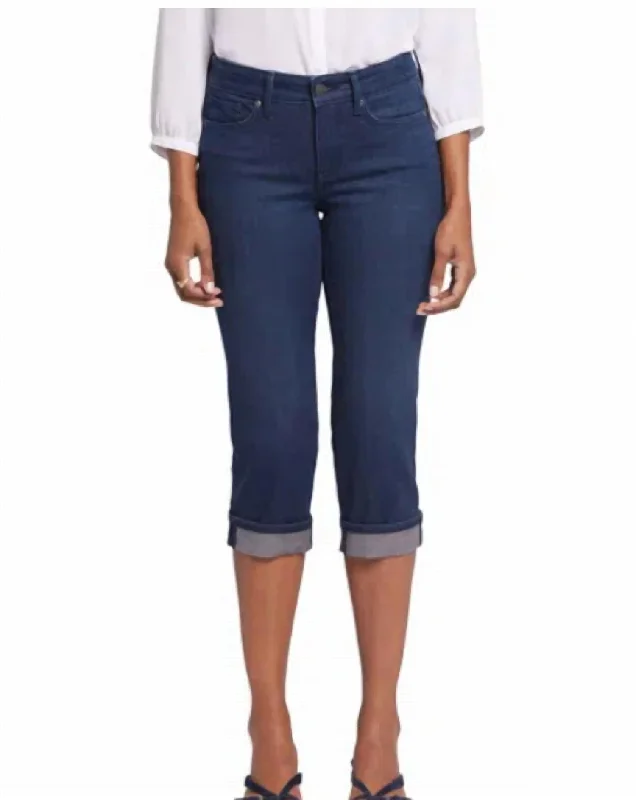 Women’s distressed jeans for a cool look -Marilyn Crop Cuff In Inspire