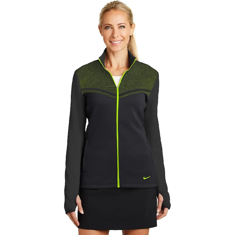 Women’s puffer coats for outdoor adventures -CLOSEOUT - Nike Ladies Therma-FIT Hypervis Full-Zip Jacket