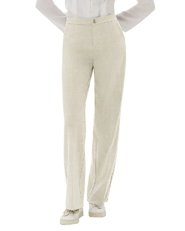 Women’s bootcut trousers for office wear -ecru Clean Trouser