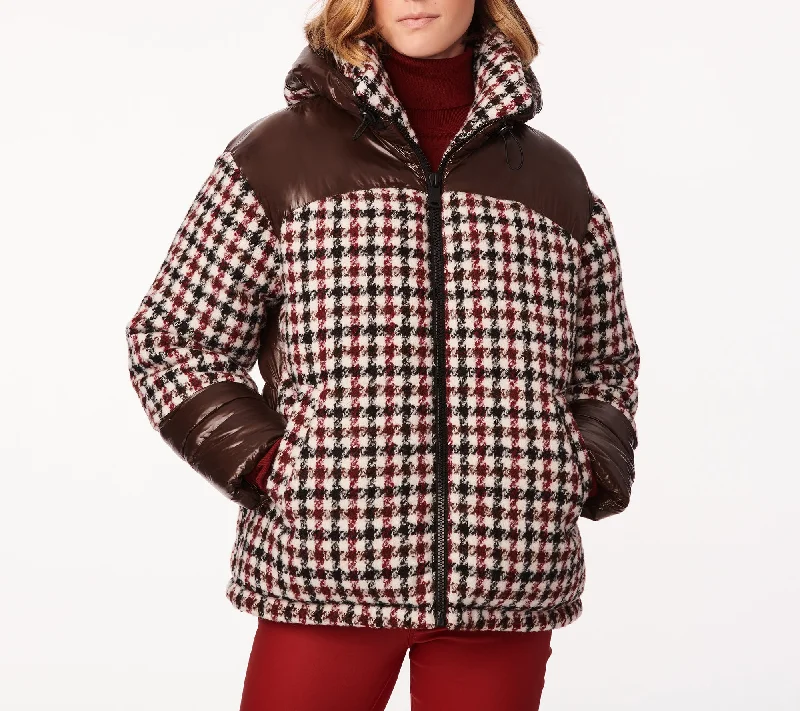 Women’s parkas for extreme cold weather -Tweed Puffer