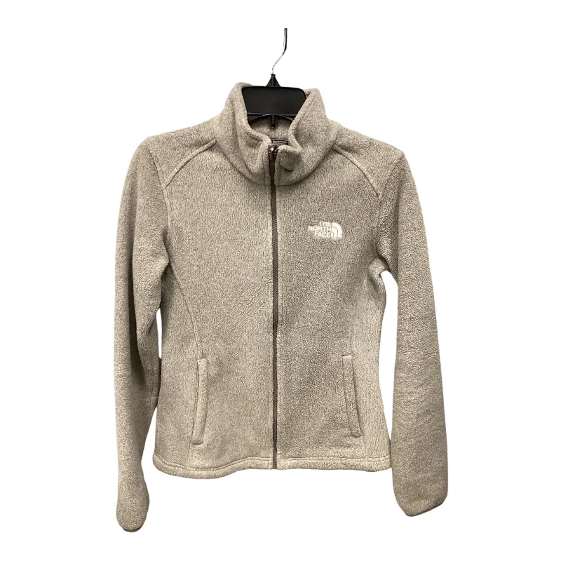 Women’s plush coats for cozy, cold weather -Jacket Fleece By The North Face In Tan