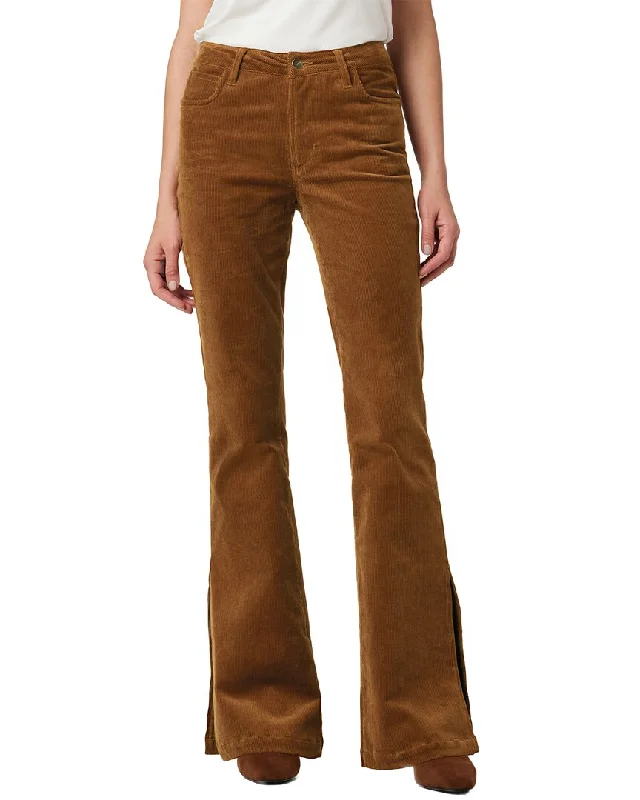 Women’s gingham pants for preppy style -JOE'S Jeans The Frankie Roasted Pecan Bootcut Jean