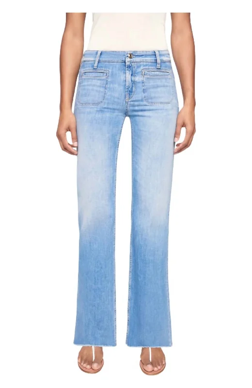 Women’s relaxed-fit pants for casual chic -Tess Jeans In Summer Contrast