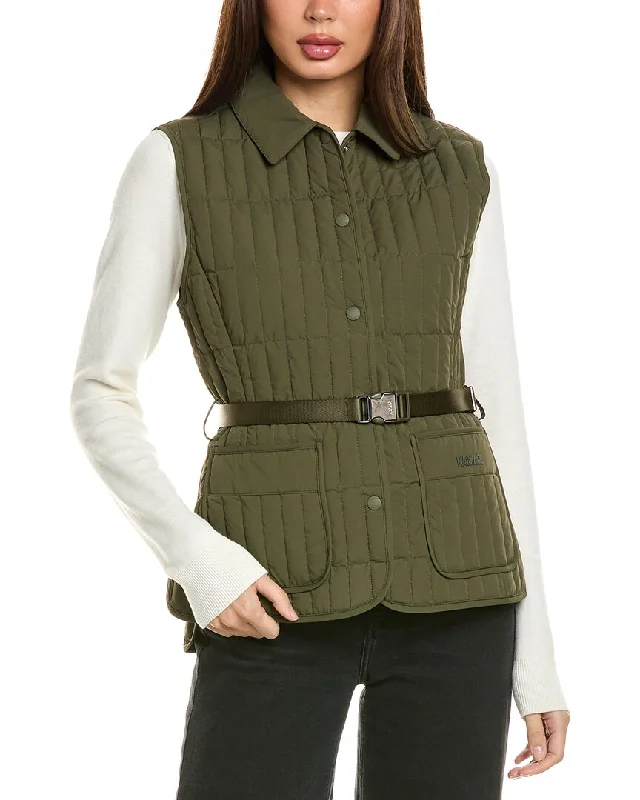 Women’s military-inspired coats for tough chic -Mackage Helia Light Down Vertical Quilted Vest