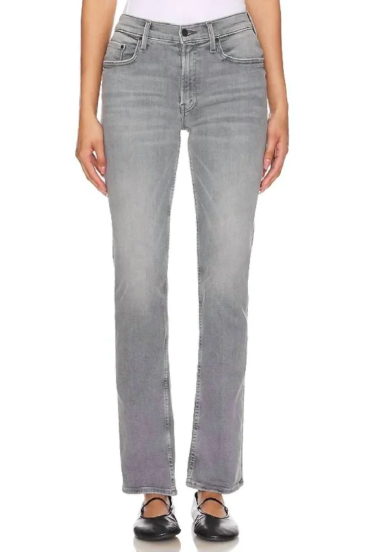 Women’s linen pants for lightweight comfort -Mid Rise Rider Skimp Jean In Barely There