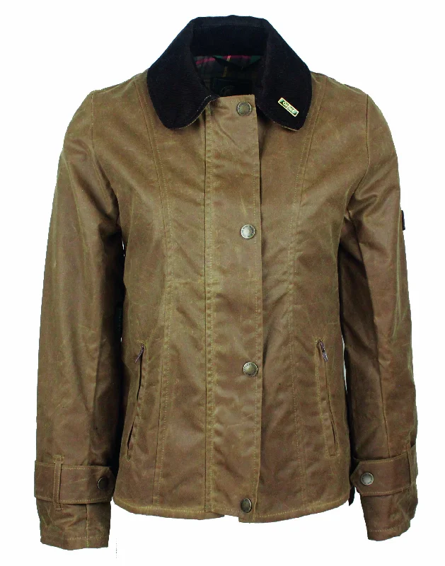 Women’s zip-up coats for easy wear -W308 - Women's Ambre Wax Jacket - SAND