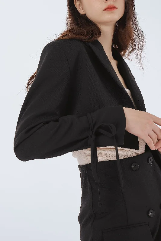 Women’s monochrome coats for minimalist fashion -Harper Trench Blazer