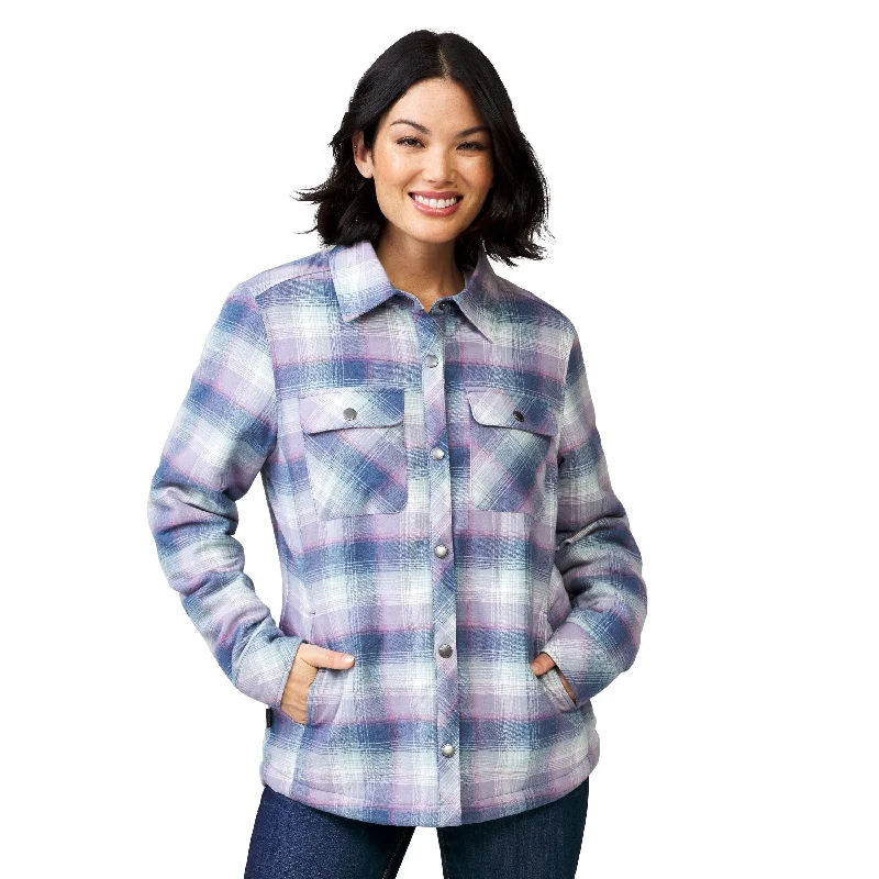 Stylish women’s coats for winter -Free Country Women's Koshi Adirondack Flannel Shirt Jacket