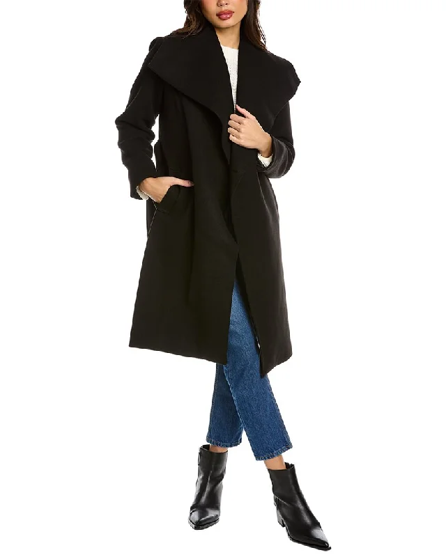 Women’s long wool coats for classic elegance -NOIZE Lena Coat