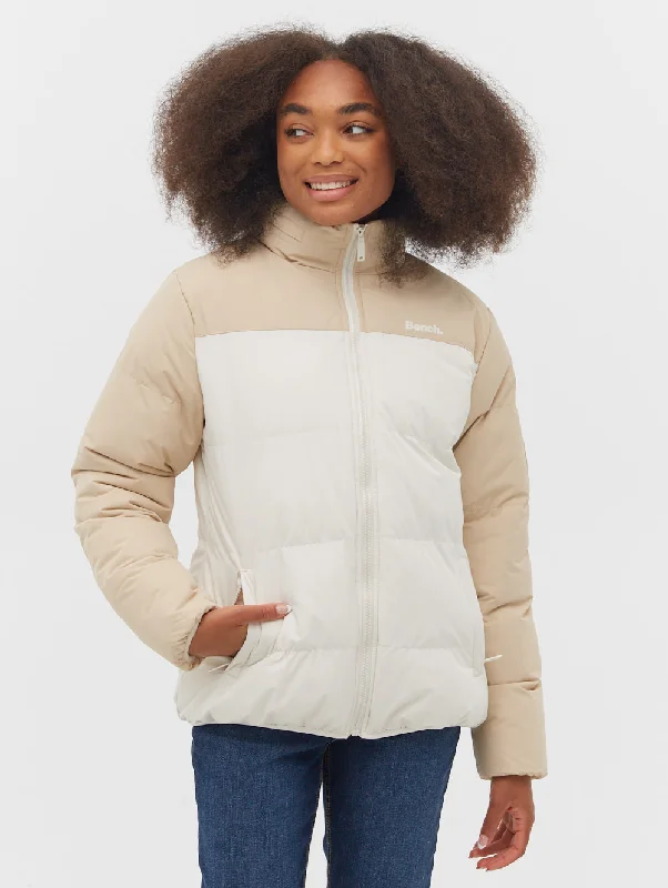 Women’s athletic parkas for cold-weather workouts -Prarie Two-Tone Bomber Jacket