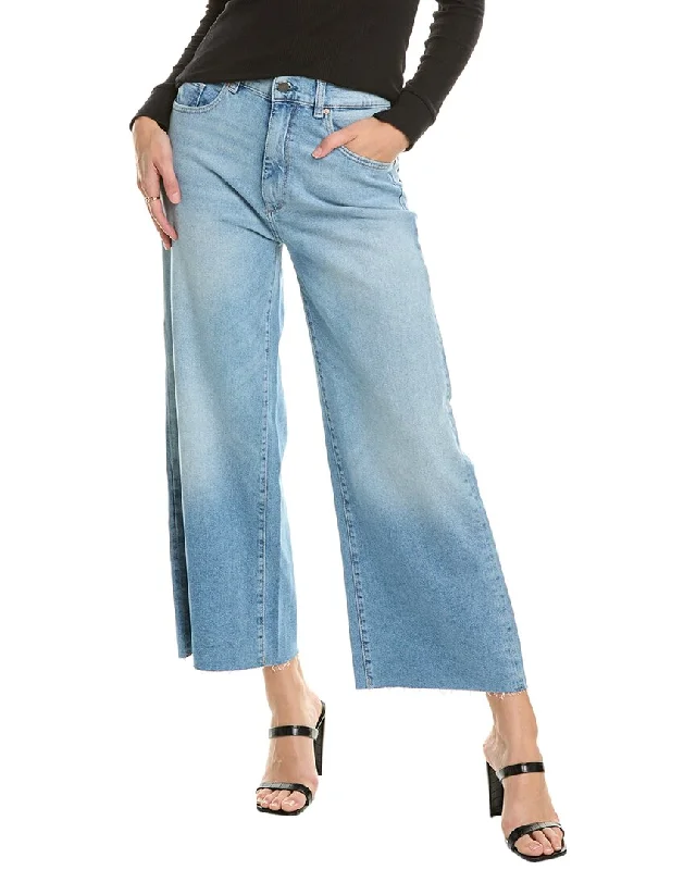 Women’s bohemian pants for free-spirited style -DL1961 Hepburn Lt Island Park Wide Leg Jean