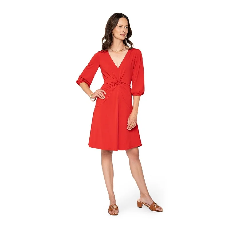 Women’s sheath dresses for formal occasions -Leota Tanya Dress Solid Barbados Cherry